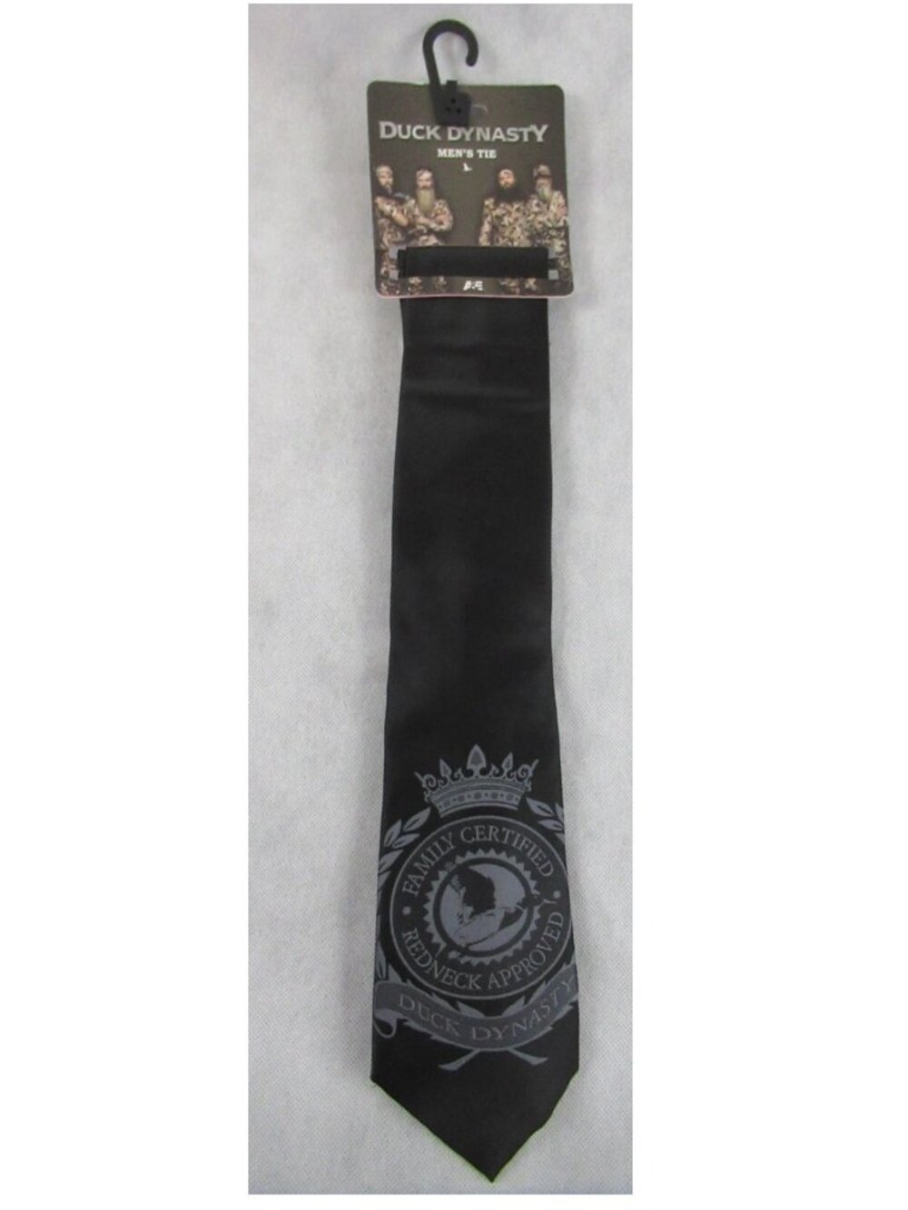 A&E Duck Dynasty Men's Family Certified Neck Tie, Black, One Size